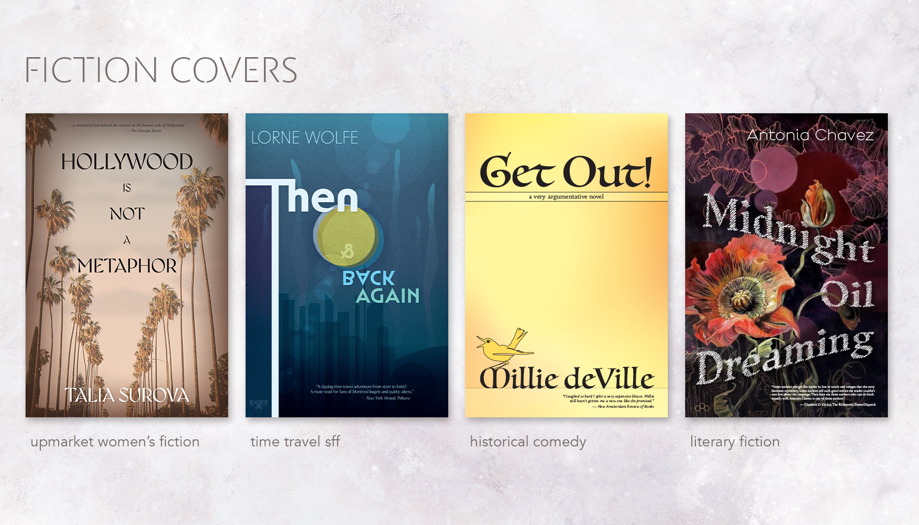 fiction book covers